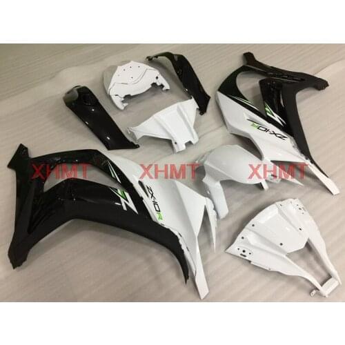 For ZX-10r 2011 - 2015 Bodywork ZX10r 2012 Fairing Kits ZX-10r 13 14 White Black Abs Fairing