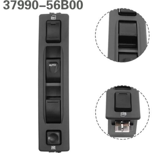 Power Window Master Control Switch 37990-56B00 Fits for 92-98 Suzuki Sidekick Vitara Geo Tracker