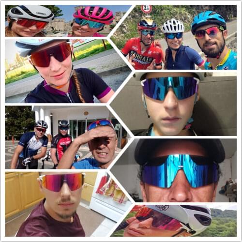 Polarized Cycling Sun Glasses Outdoor MTB Sports Bicycle Glasses Gafas ciclismo Cycling Eyewear Goggles Bike Sunglasses