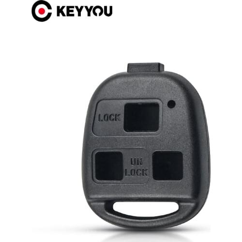 KEYYOU Remote Car Key Shell + Pad For Lexus RX300 ES300 LS400 GX460 For Toyota Corolla Land Cruiser YARIS CAMRY RAV4 2/3 Buttons