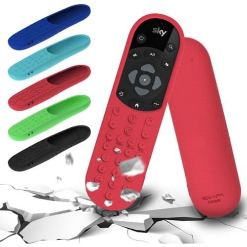 Remote Cover Shockproof Protective Case For Sky Q with Voice Function Remote Controller Skin Holder with Hand Loop Silicone Case