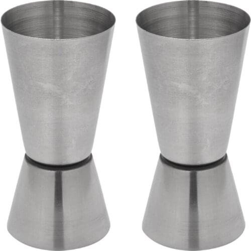 Stainless Steel 25/ 50 ml Jigger Bar Craft Dual Spirit Measure Cup Peg Measuring Cup for Bar Party Wine Cocktail Drink Shaker