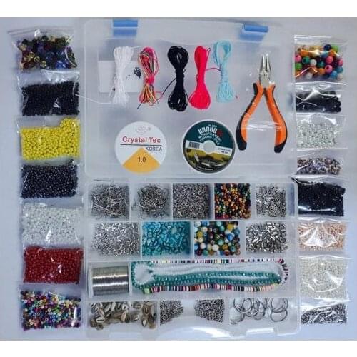 Gift Mixed Jewelry Making Material Starter Set 30 Kinds Approx Set For Starters To Make Jewelry Free Shipping From Turkey