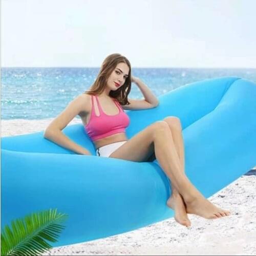 Camping chair Beach Picnic Inflatable Sofa Lazy Ultralight Down Sleeping Bag Air Bed Inflatable Sofa Lounger Outdoor Furniture