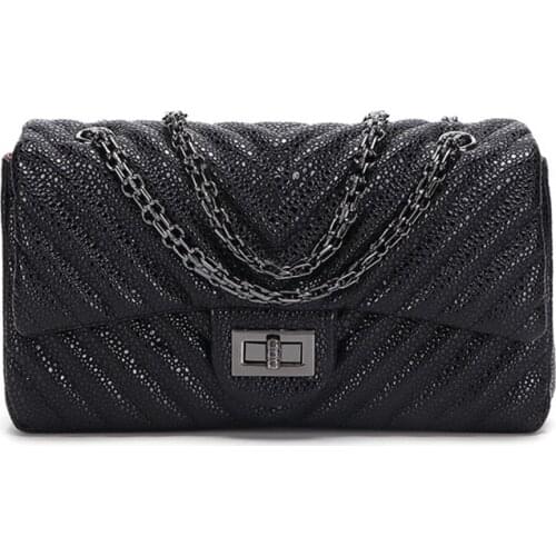 Chain Crossbody Bags for Women Quality Ladies Shoulder Bag Luxury Small Handbags Messenger Bags Wholesale Purses and Handbags