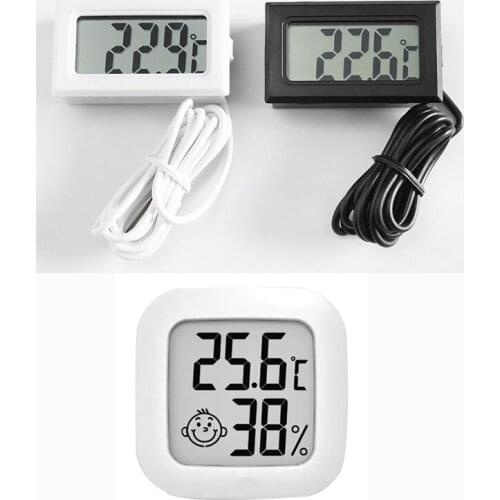 Mini Indoor Thermometer LCD Digital Temperature Room Hygrometer Gauge Sensor Humidity Meter Indoor Thermometer Temperature