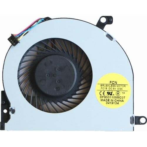 New For HP Envy M4 M4-1000 M4-1015DX M4-1115DX M4-1003TX M4-1010TX M4-1012TX M4-1016TX Cpu Cooling Fan FCN DFS531105MC0T