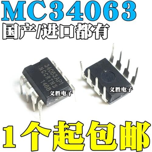 10 pçs/lote/MC34063 MC34063API 34063API DIP8