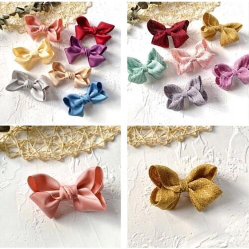 10pcs/lot Fashion Hair Clip for Princess Kids Twisted Flowers Hair Clip Bow New Arrival Styling Tools Cute Daily Barrette