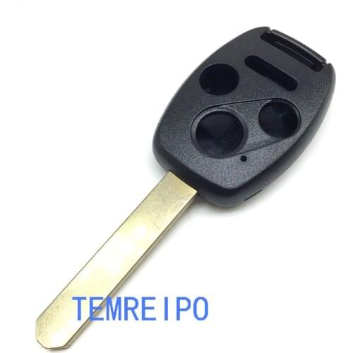 3 Button + Panic Remote Key Shell Fit For HONDA Odyssey Rigeline Accord Replacement Fob Case FOB