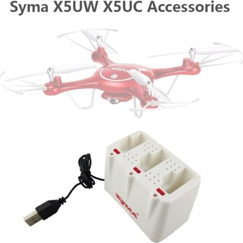 3 in 1 Original Battery Charger Box for SYMA X5UC X5UW Quadcopter Battery Charger Accessory