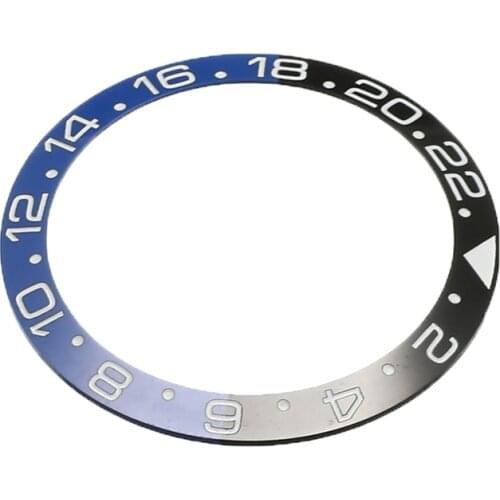 38mm Ceramic Watch Bezel In Watch Face Watch Ring Insert Fit 40mm Automatic Movement Watch Replacement Accessories