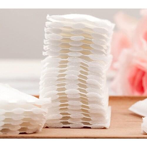 50PCS Double Side 3 Layer Makeup Cotton Pads Cosmetic Remover Facial Cleansing Not Drop Debris Toughness Mild Silk Skin Care