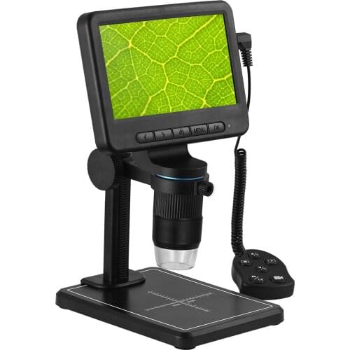 Digital Microscope Wireless USB Microscope Camera with 500-1000X Magnification 1080P Video 8 Adjustable LED Lights Wired Remote