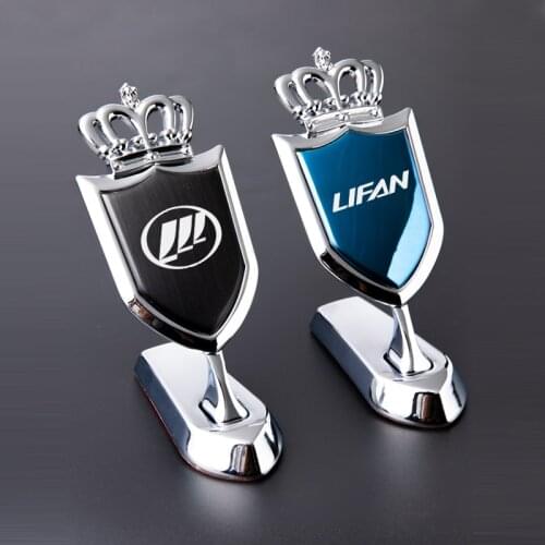 Badge Emblem Car Sticker for LIFAN Car Logo X60 125CC X50 320 3D Metal hood vertical logo 620 ev 530 x70 720 650 300 820 520 630