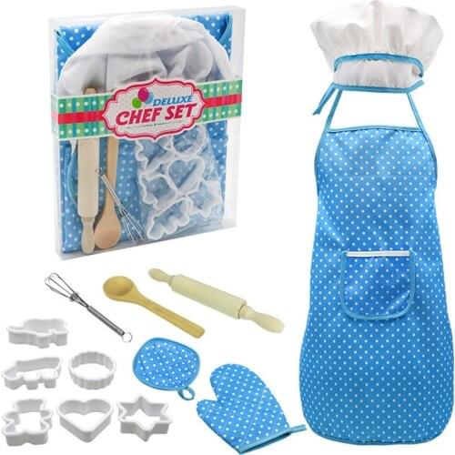 Play House Kitchen Full Set Toy Girl Cooking Cooking Kitchen Utensils Childrens Kitchen Supplies Set Baking Tools Apron