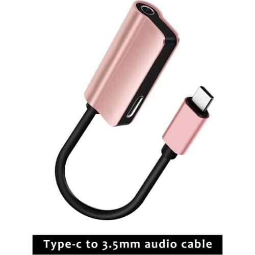 USB Type C To 3.5mm Earphone Jack Charging Adapter for Xiaomi Samsung Note10 Aux Audio Converter Charger Cable adaptador tipo c