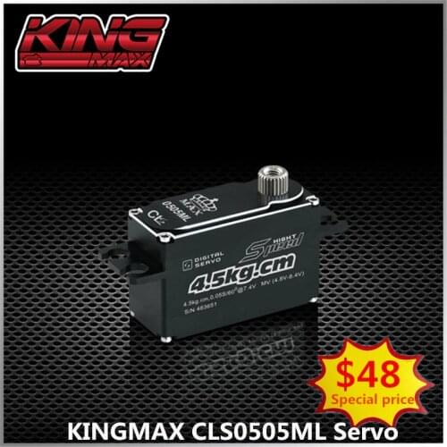 KINGMAX CLS0505ML 31g 4.5kg.cm high speed servo digital metal gears mini servos