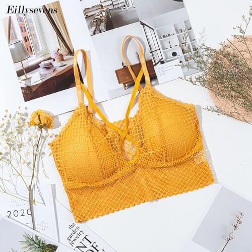 Sexy Women Bra Panties Set Push Up Sports Lace Bra Set Seamless Active Bra Fitness Top Underwear Women Lingerie Set