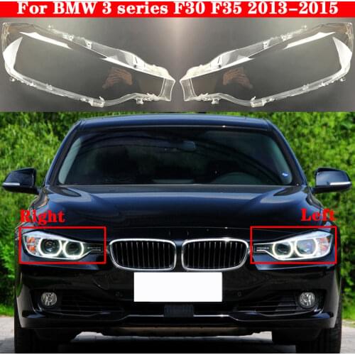 Car Front Headlight Cover For BMW 3 series F30 F35 320i 328i 335i 2013-2015 Headlamp Lampcover Head light glass Lens Shell Caps