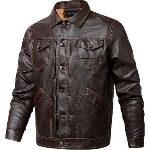 2020 Winter PU Leather Jackets Men Tactical Army Fleece PU Jacket Warm Military Pilot Coat Thick Wool Liner Motorcycle Jacket