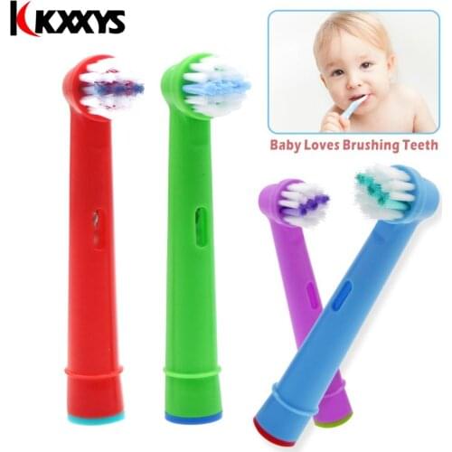 8pcs Children Brush Heads Toothbrush For Oral B EB-10A SmartSeries/Advance Power/Pro Health/Triumph 5000 inkl 6000