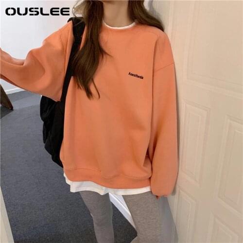 Женские толстовки с надписями OUSLEE China At AliExpress