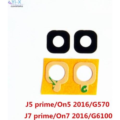 10pcs/lot Back Rear Camera glass Lens for samsung galaxy J5 prime J7 prime J7 Neo Core Nxt /On5 On7 2016/G570F G610F J701