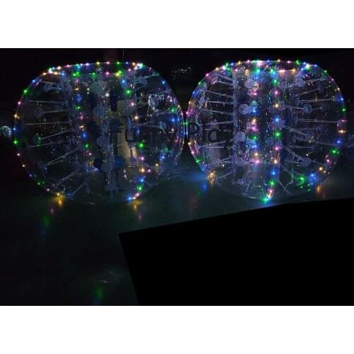 Led Bubble Soccer 1.5m With Good Quality,Inflatable Bumper Ball Suit Air Bumper Ball with led colorful lighting