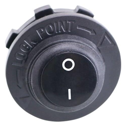 12V 20A Waterproof Rocker Switch Round ON/Off Weatherproof Toggle for Marine Car RV Truck