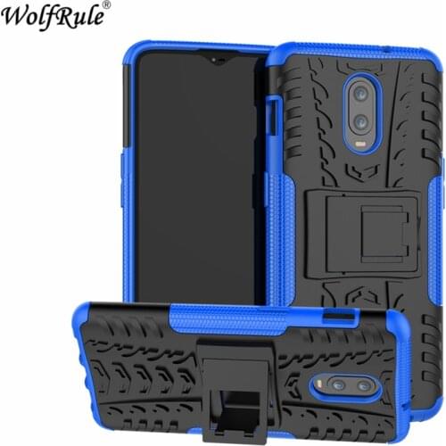 Wolfrule Phone Case Oneplus 6T Case One Plus 6T 1+6T Dual Layer Armor Shell TPU+PC Shockproof Cover For Oneplus 6T Case 6.41"
