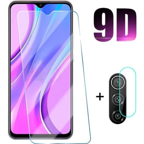 9D Full Cover For Xiaomi Redmi 9 9A 9C 9T Protective Glass Camera Lens On Xiomi Xaomi Redme 9 A 9 C A9 C9 T9 Screen Protector 3D