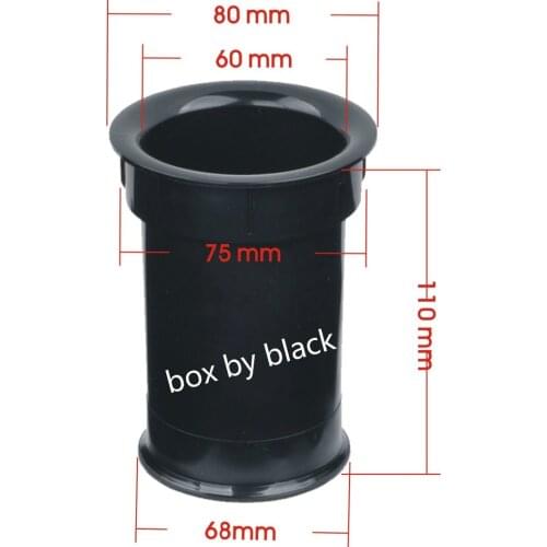 10pc/lot Wholesale 75x110mm 4-6 inch Amplifier Speaker Port Bass Reflex Tube Woofer Port Inverted Tube