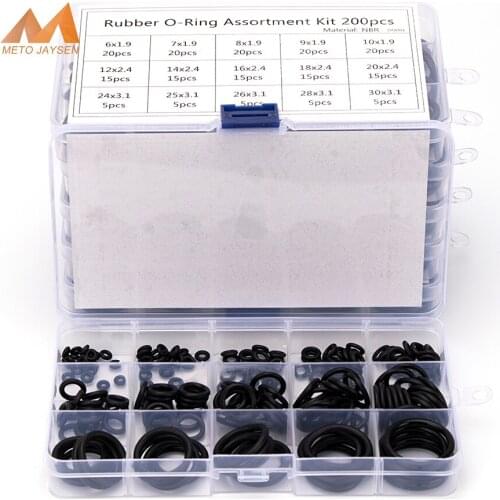 150-200-225pcs PCP Paintball NBR Rubber Gasket Replacements Sealing O-rings Kit OD 6mm-35mm CS 1mm 1.5mm 1.9mm 2.4mm 3.1mm S1