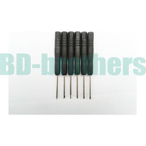 6 in 1 Pry Opening Tools Screwdrivers Kit For Phone Repair (T4, T5, T6, 0.8Pentalobe, 1.5Phillips, 2.0Straight ) 400set/lot