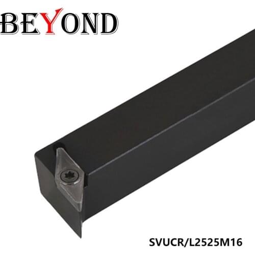 BEYOND SVUCR SVUCR2525 External Turning Tool Holder SVUCR2525M16 SVUCL2525M16 Carbide Inserts VCMT160404 CNC Lathe Tool Holder
