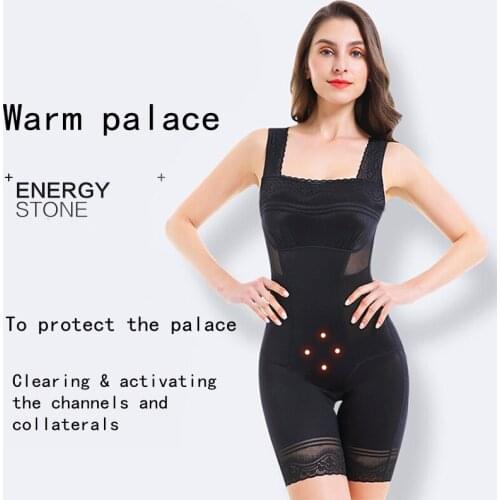 Bodysuit Flat Belly Sheath With Girdles Waist Trainer Body Shaper Tummy Slimming Fat Burning Woman Open Crotch Panties Underwear