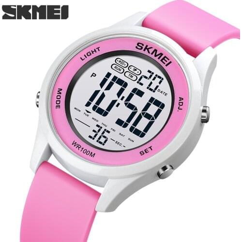 SKMEI Digital Kid Watch Fashion Waterproof Shockproof Boy Electronic Child Watches Children Girl Sport Wristwatches For Children