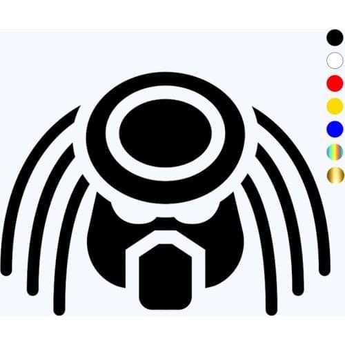 CK20089# Vinyl Decal Predator Symbol Car Sticker Reflective Waterproof Car Styling Decor on Motorcyle Truck Bumper Rear Window