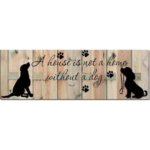 Diy Diamond Painting Full round dog home house 5D Embroidery Cross Stitch Rhinestone Mosaic black white wedding decorationZP-032