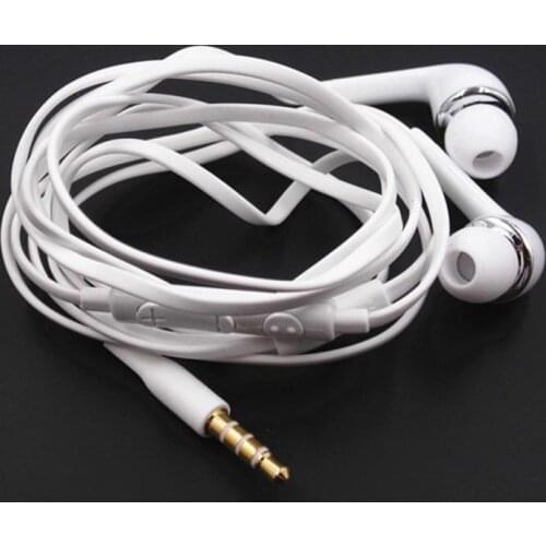 For Android Samsung Earphones S4 Headsets With Built-in Microphone 3.5mm In-Ear Wired Earphone For Smartphones New