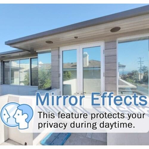 Window insulation and UV protection silver privacy window film vinyl electrostatic glass film stained glass window tint film