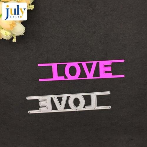 Julyarts Metal Die Cuts 147*31mm Letter Dies Cutting Scrapbooking Carbon Steel Craft Create Stamps Paper Card Stencil