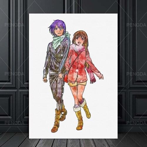 Canvas Painting Home Decor Noragami Picture Modern Printed Japanese Animation Modular Poster For Living Room Wall Art Framework