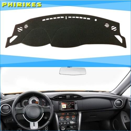 For Toyota 86 GT86 FT86 12-18 Dashboard Cover Sun Shade Non-slip Dash Mat Pad Carpet Car Stickers Interior Accessories