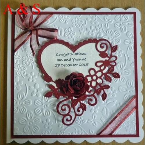 METAL CUTTING DIES Love Heart Flower Gift Scrapbook Card Album Paper Craft Home Decor Embossing Stencil Punch Y55