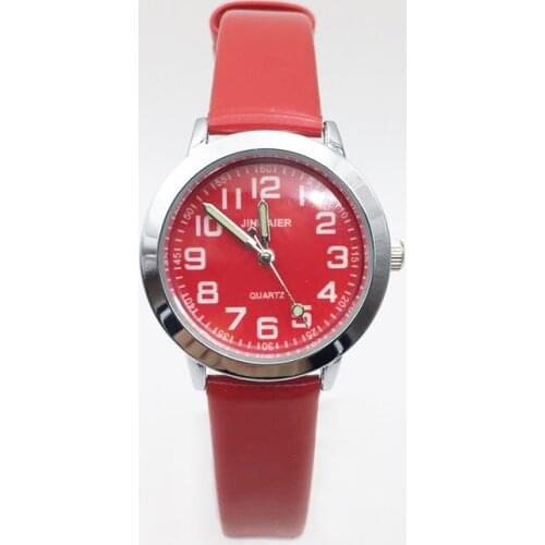 Fashion Kids Girls Watch Simple Style Children Boys Quartz Watches Student Luminous Waterproof Wristwatch Leather Band Clock New