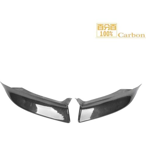 100% CARBON STORE Dry Carbon Fiber Front Flaps For E46 M3 Car Bumper Spoiler Splitters CSL Style