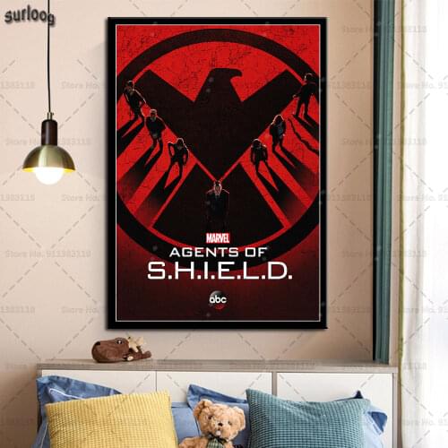 Posters and Prints Agents of S.H.I.E.L.D. Shield Hot TV Show Wall Art Pictures Poster Canvas Painting for Home Decoration
