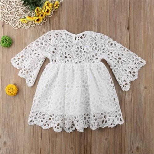 Mother Daughter Dresses Fashion Parent-child Dress Family Matching Outfits White Women Lace Dress Kids Dresses For Girls Clothes